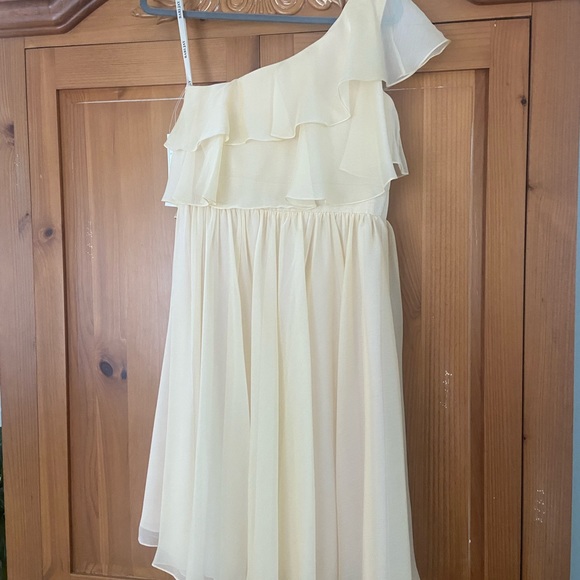 NWT Chiffon One Shouldered Cocktail Dress! - Picture 5 of 6